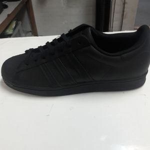 ADIDAS BLK/BLK SUPERSTAR